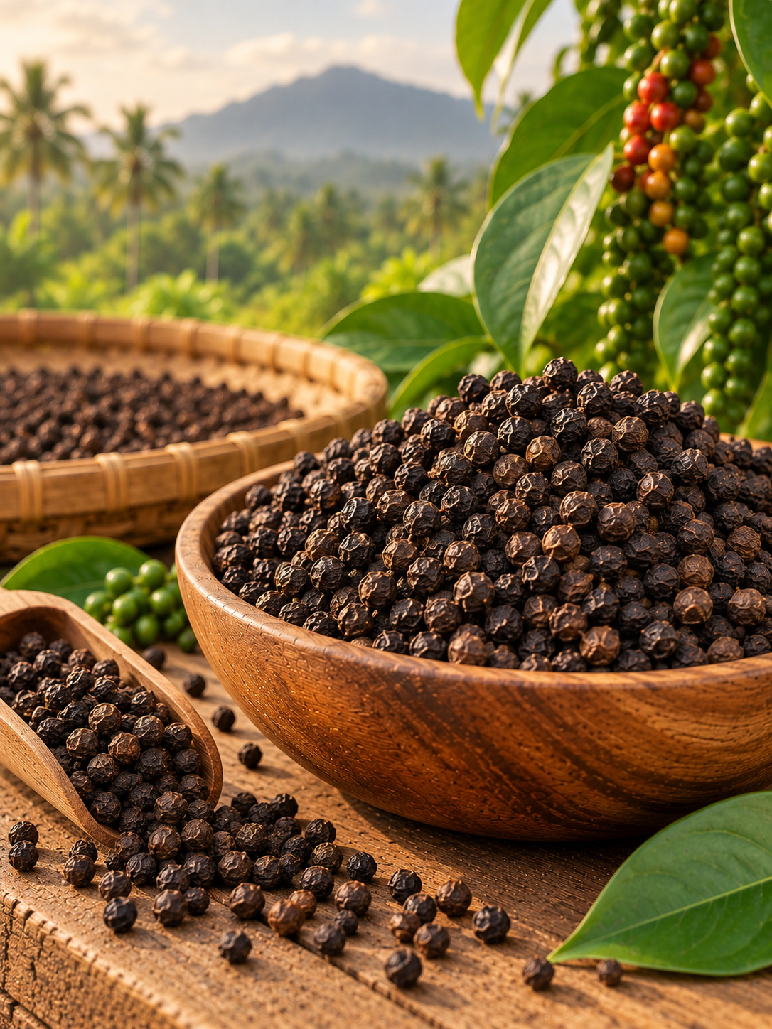 Black pepper wholesale export consignment