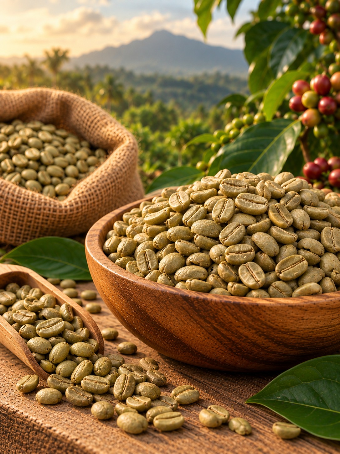 Green coffee beans wholesale export consignment