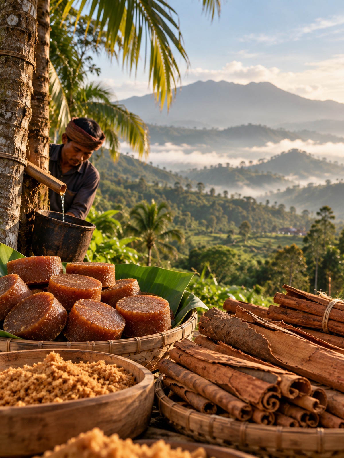 Harvesting and processing operations in West Java Highlands, Priangan Region