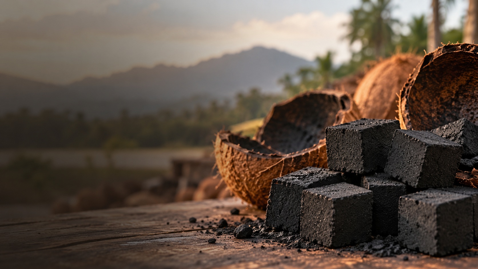 Moisture and Ash Benchmarks for Export Coconut Charcoal